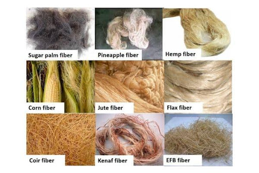 Natural Textile Fiber Example with Picture