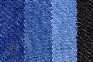 Swatch of Denim Fabric