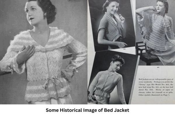 Some historical image of History of Bed Jackets.
