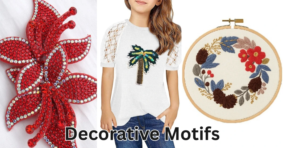 Decorative Motifs: Patchwork, Appliqué, and Embroidery Explained
