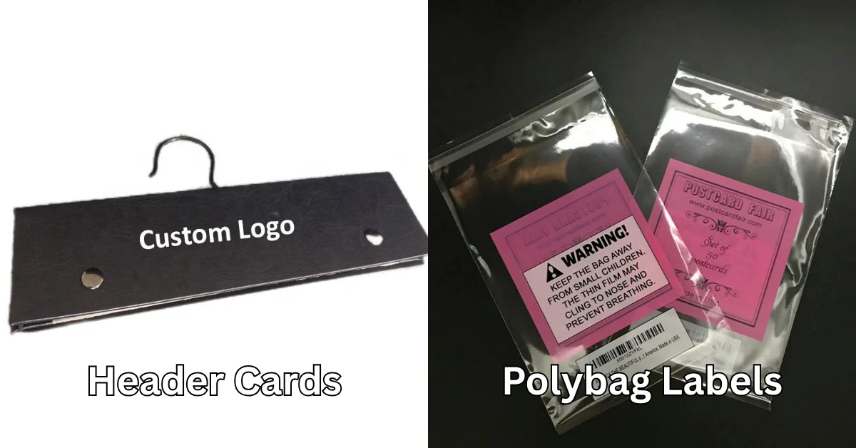 What Are Header Cards and Polybag Labels in Apparel?