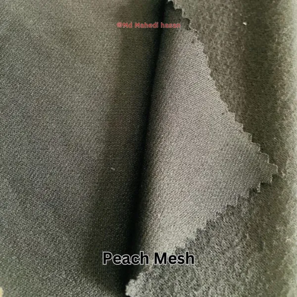 Peach Mesh Fabric