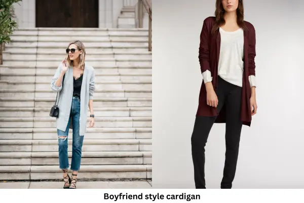 Boyfriend style cardigan