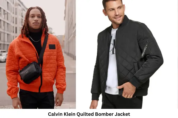 Calvin Klein Quilted Bomber Jacket