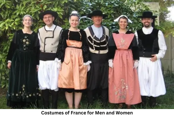 Costumes of France for Men and Women