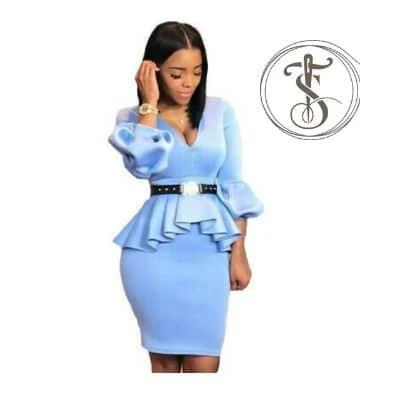 Dress made from Scuba Fabric