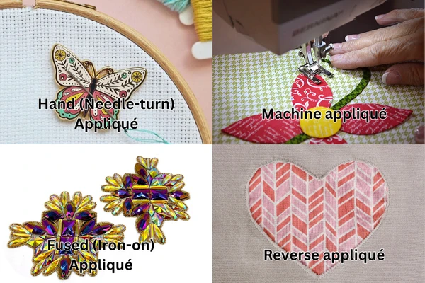 Four Main Types of Appliqué