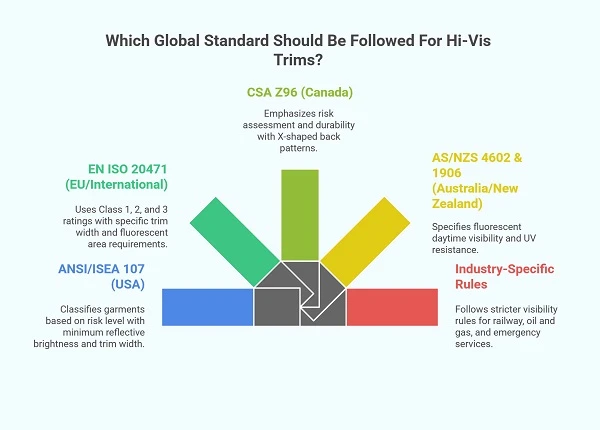 Global Standards for Hi-Vis Trims