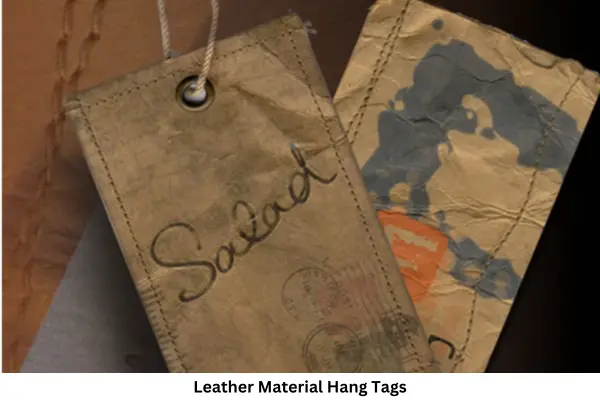 Leather Material Hang Tags
