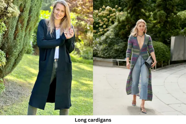 Long cardigans