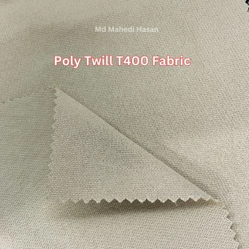 Polyester Twill T400 Fabric