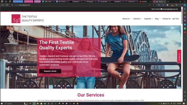 SgT the Textile Quality Experts