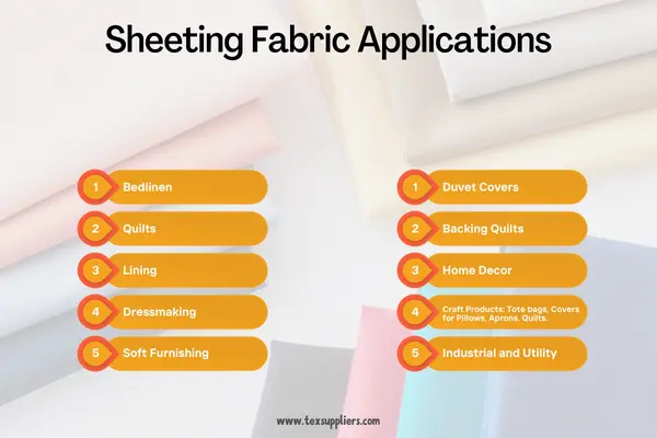 Sheeting Fabric Applications