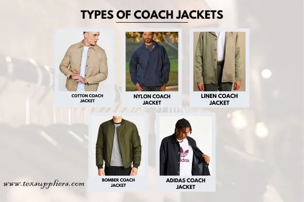Types of Coach Jackets.