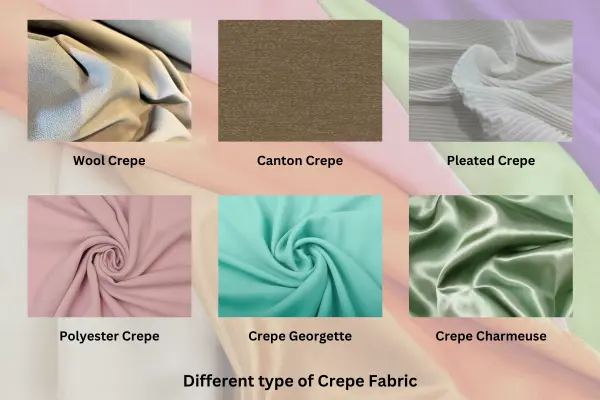 Types of Crepe Fabric