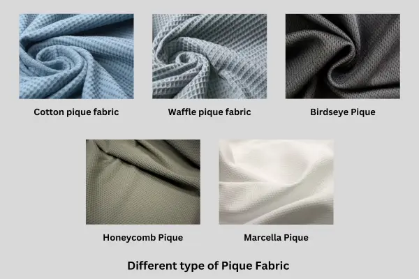 Types of Pique Fabric