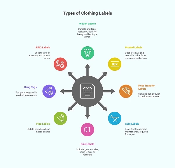 Types of Clothing Labels