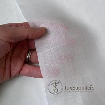 White ramie fabricÂ 