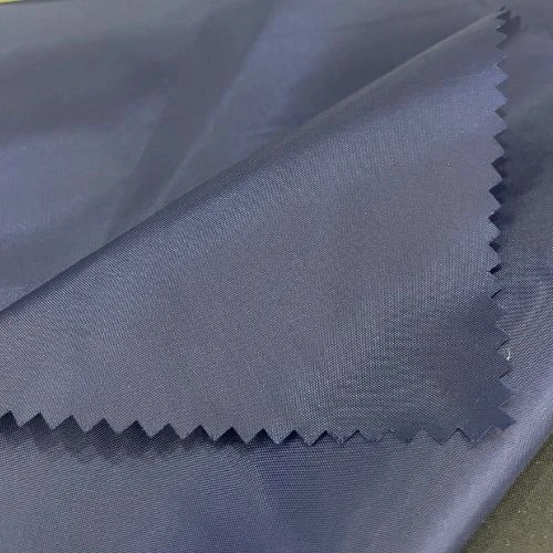 100% Polyester 210T Taffeta Fabric Navy Blue Color