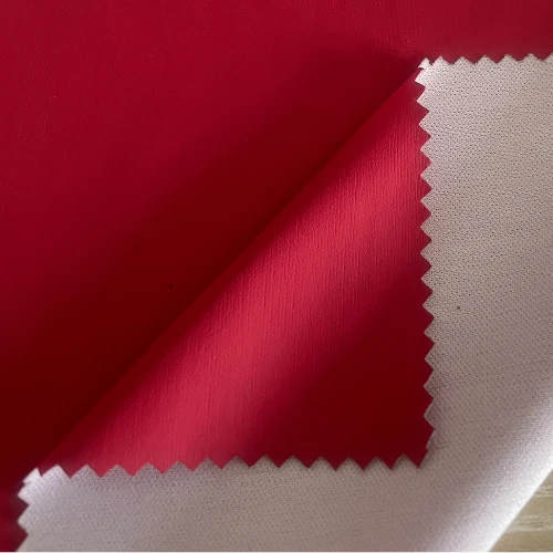 100% Polyester PU Leather Fabric