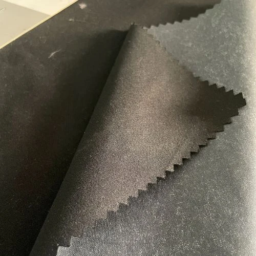 100% Poly Micro Twill Milky Coated Fabric