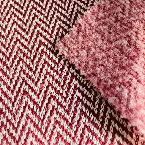 Y/D Herringbone Sweater Fleece Fabric