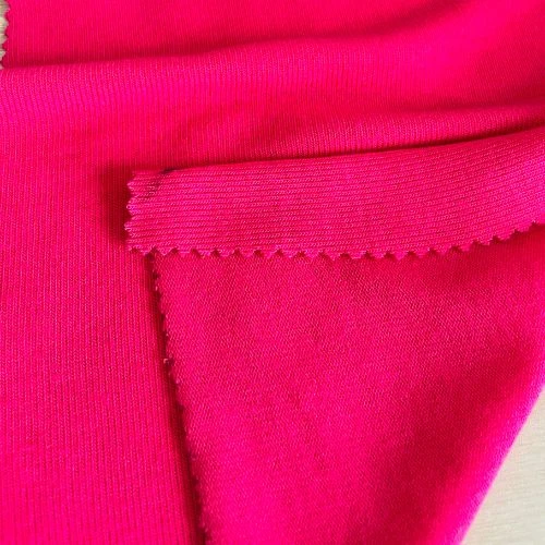 55% Polyester 40% Viscose 5% Spandex Rib Fabric