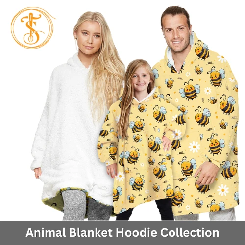 Animal Blanket Hoodie Collection
