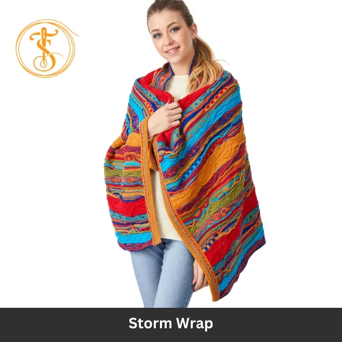 Mid-Weight Merino Wool Fashion Wrap