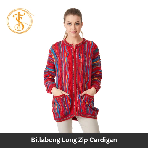 Women's Long Zip Cardigan