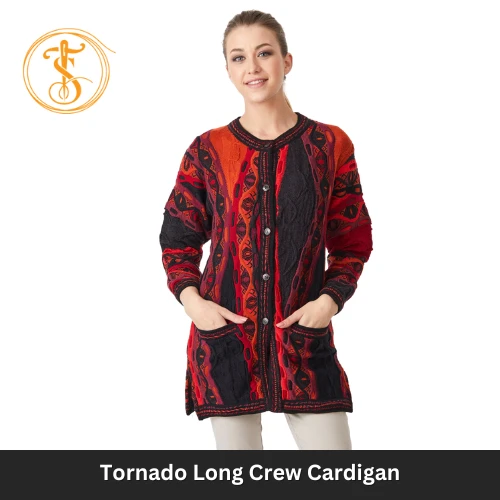 Women's Mid-Length Merino Wool Cardigan