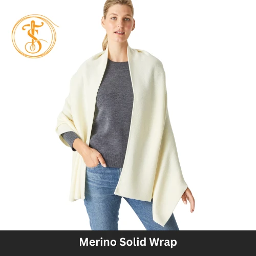 Versatile Merino Wool Wrap