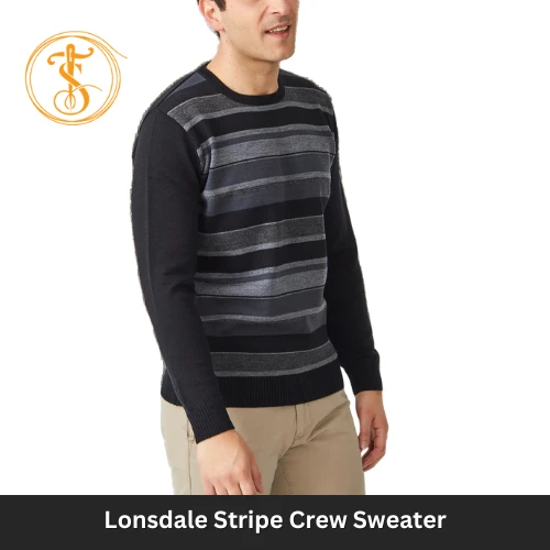 Classic Striped Crew Neck Sweater