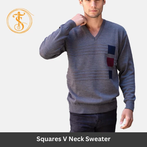 Classic V-Neck Wool Sweater