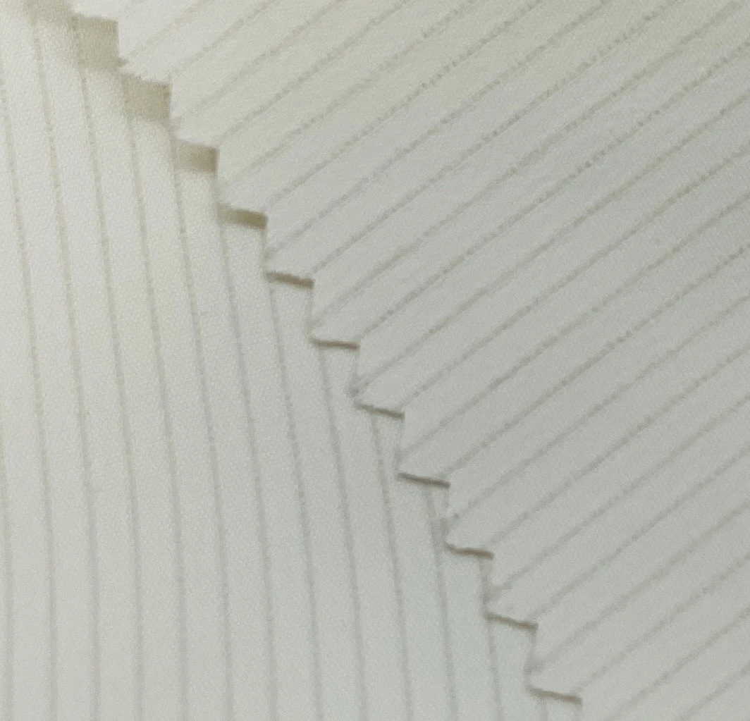 100% Poly Stripe Mechanical Stretch Fabric